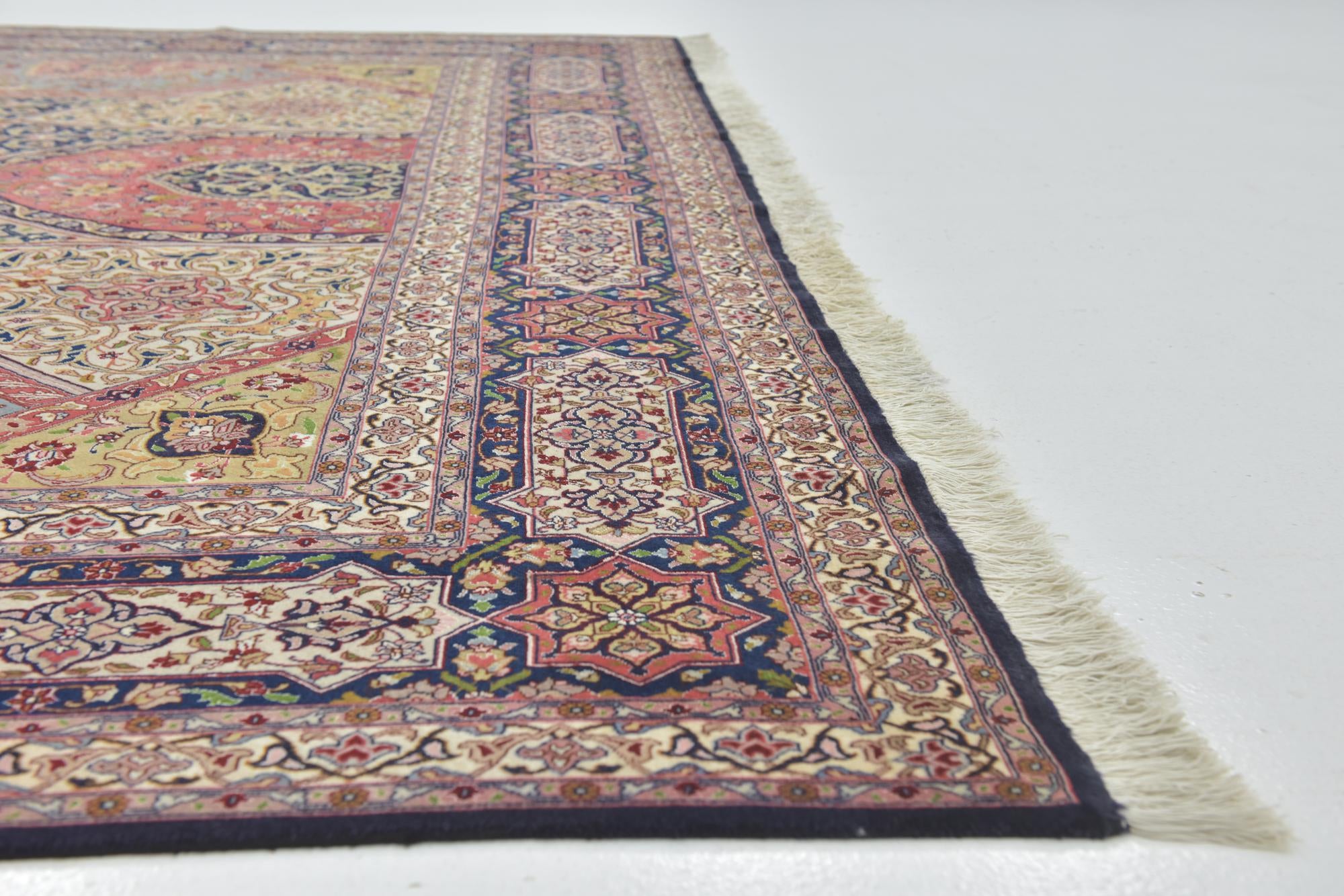 9' 6 x 13' 4 Hand Knotted Tabriz Persian Rug