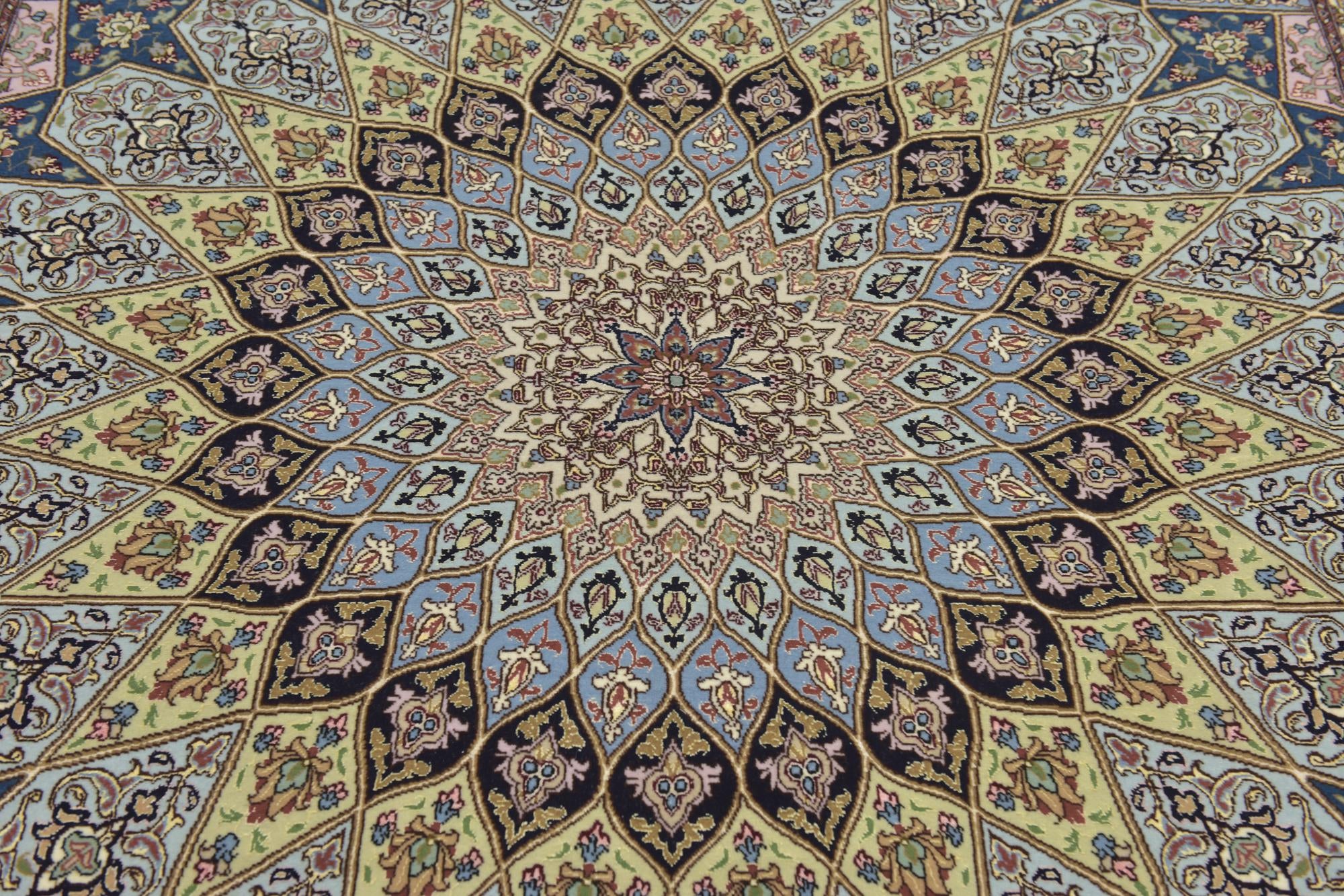 6' 5 x 10' 1 Hand Knotted Tabriz Persian Rug