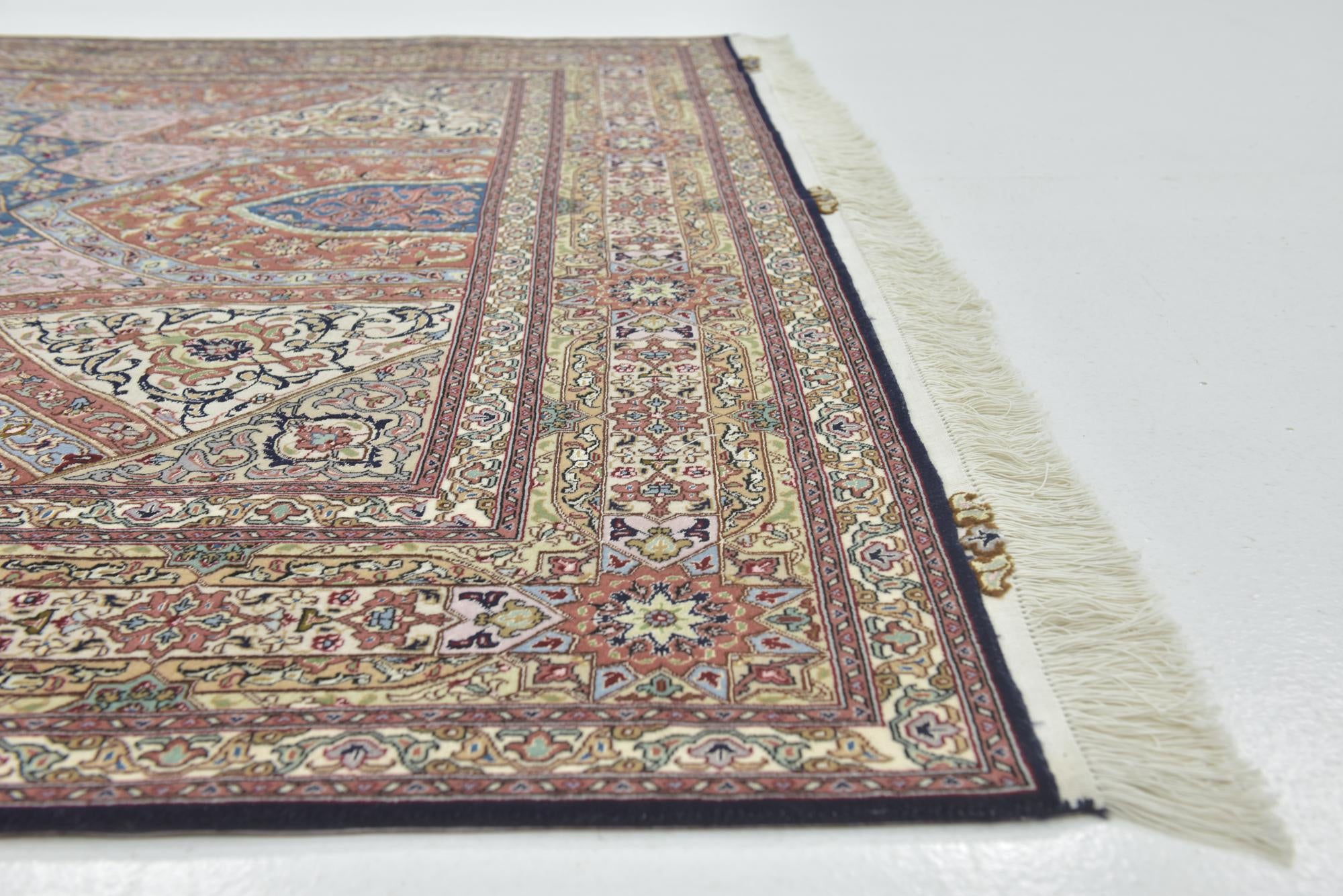 6' 5 x 10' 1 Hand Knotted Tabriz Persian Rug