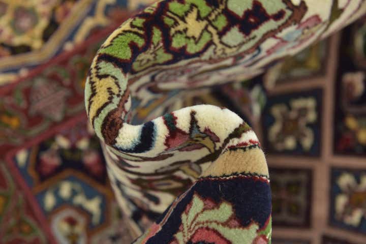 6' 8 x 10' 1 Hand Knotted Tabriz Persian Wool Rug