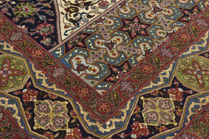 6' 8 x 10' 1 Hand Knotted Tabriz Persian Wool Rug