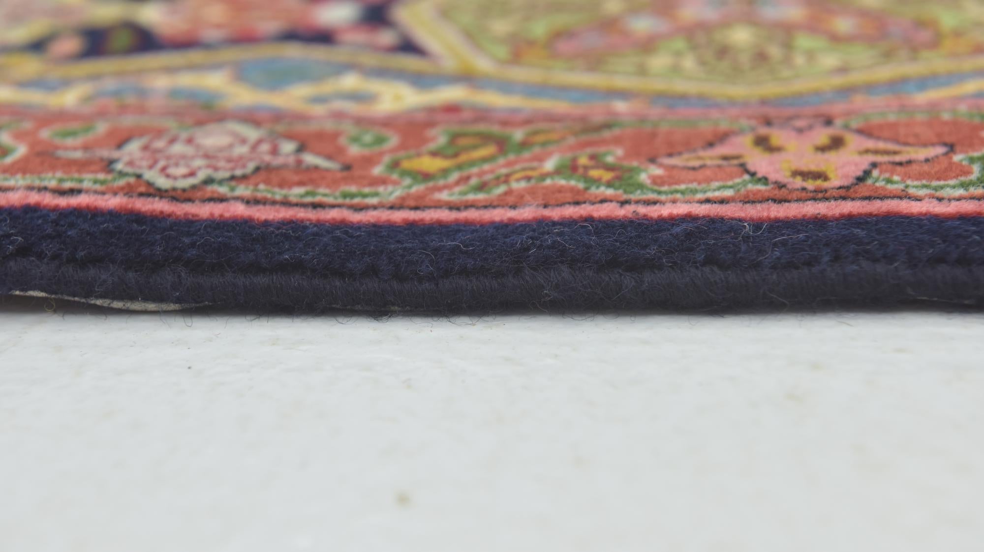 6' 8 x 10' 1 Hand Knotted Tabriz Persian Wool Rug