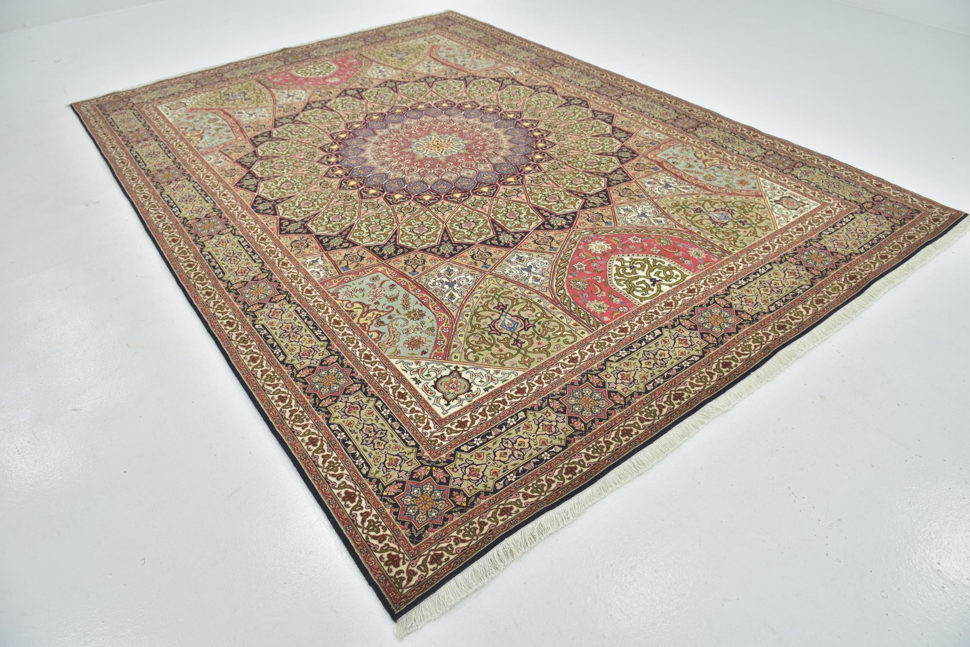 8' 3 x 11' 8 Hand Knotted Tabriz Persian Rug