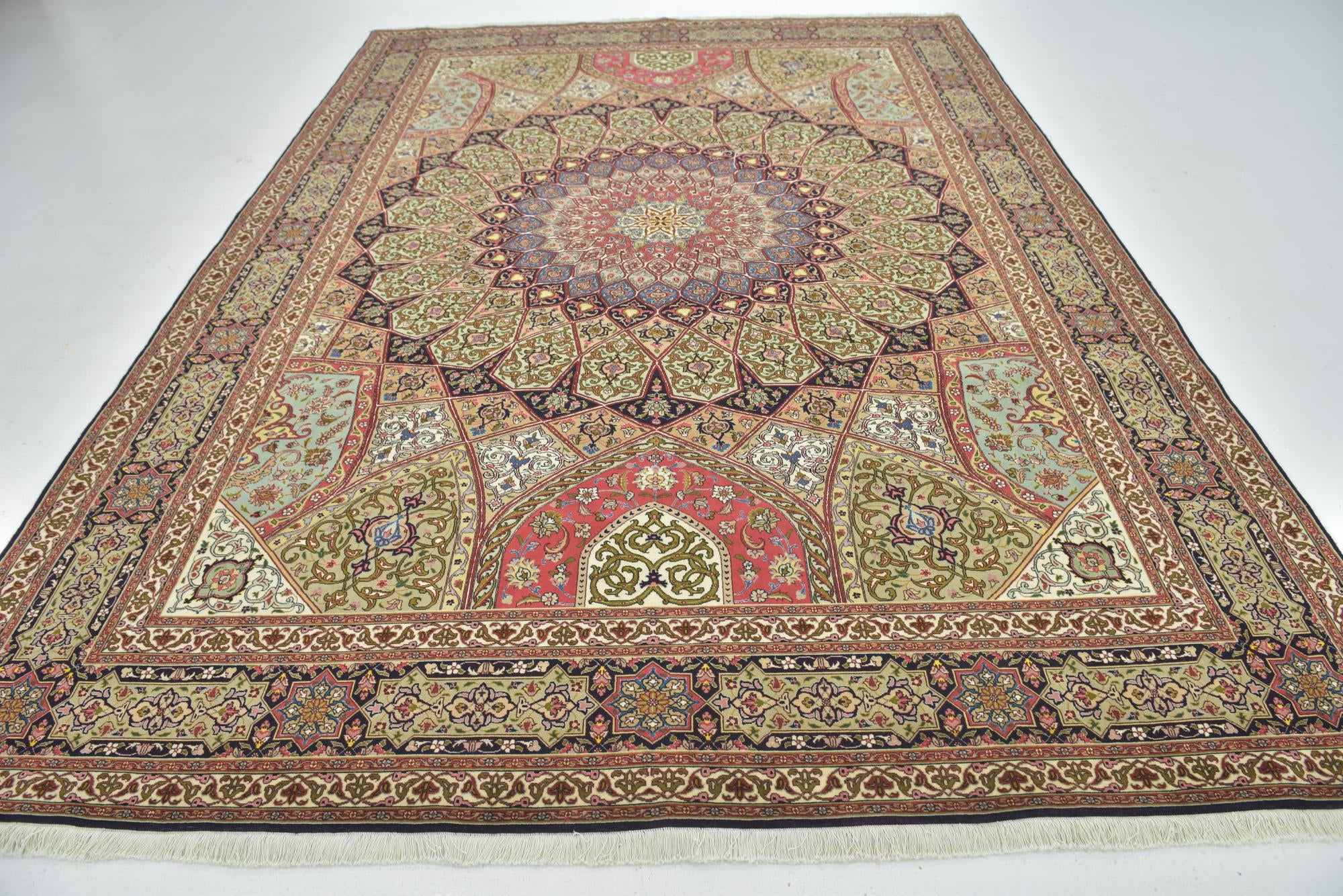 8' 3 x 11' 8 Hand Knotted Tabriz Persian Rug