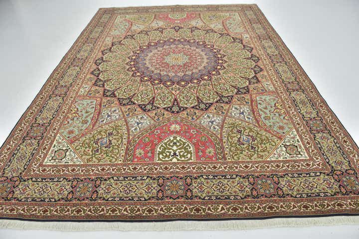 8' 3 x 11' 8 Hand Knotted Tabriz Persian Rug