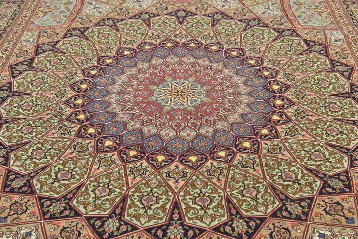 8' 3 x 11' 8 Hand Knotted Tabriz Persian Rug