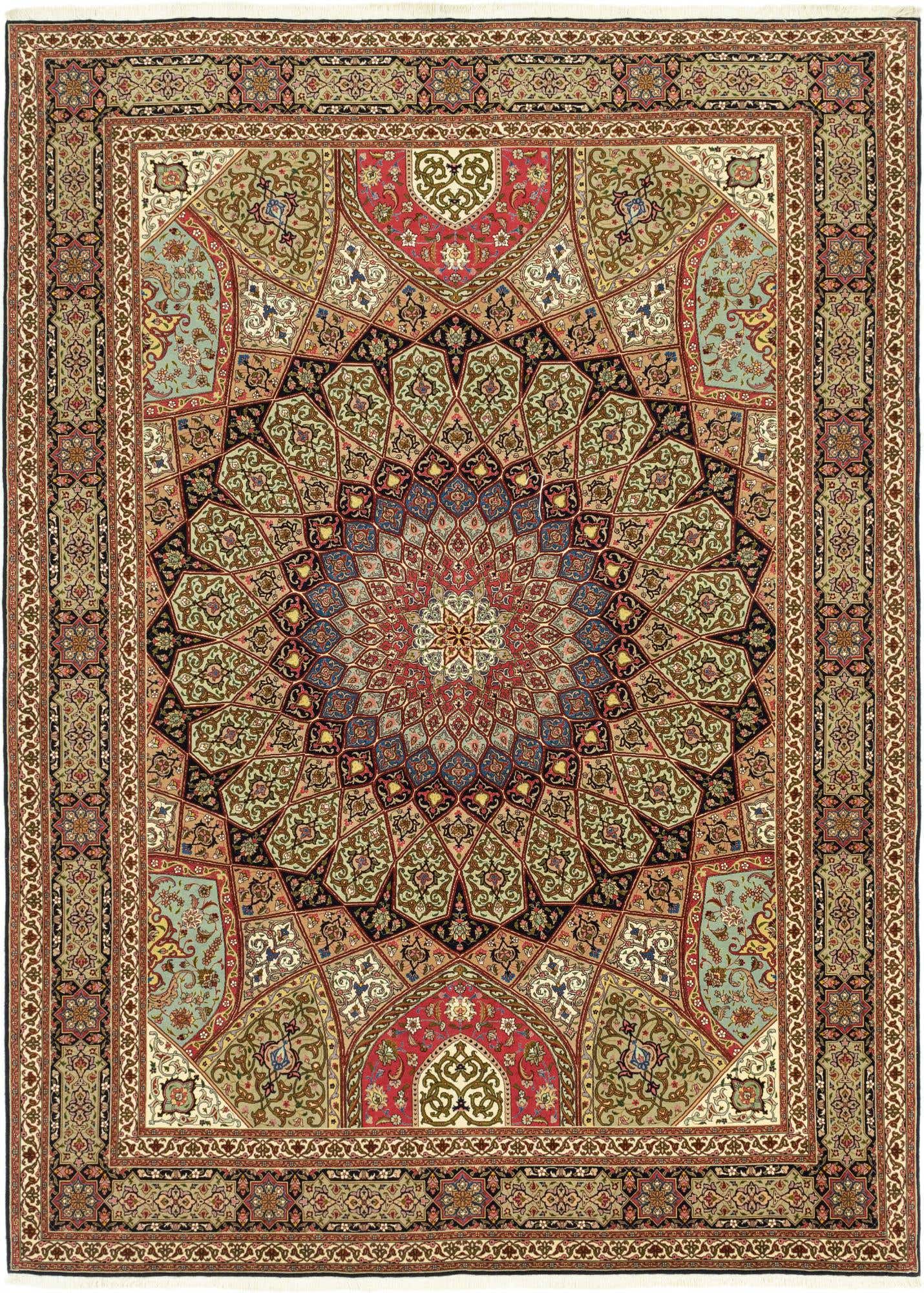 8' 3 x 11' 8 Hand Knotted Tabriz Persian Rug