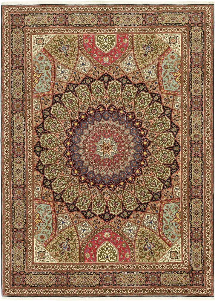 8' 3 x 11' 8 Hand Knotted Tabriz Persian Rug