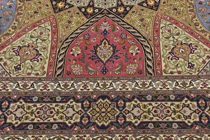 8' x 10' Hand Knotted Tabriz Persian Rug