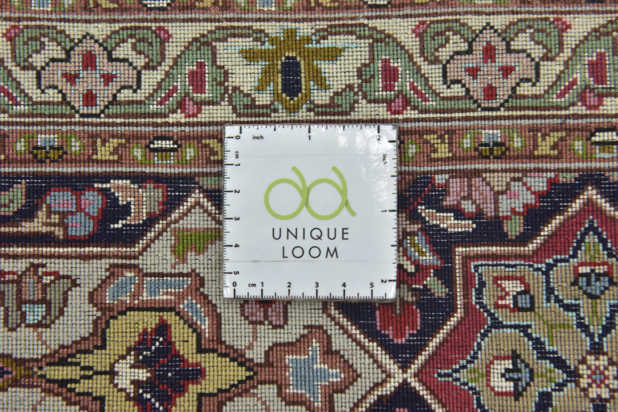 6' 8 x 8' 6 Hand Knotted Tabriz Persian Rug