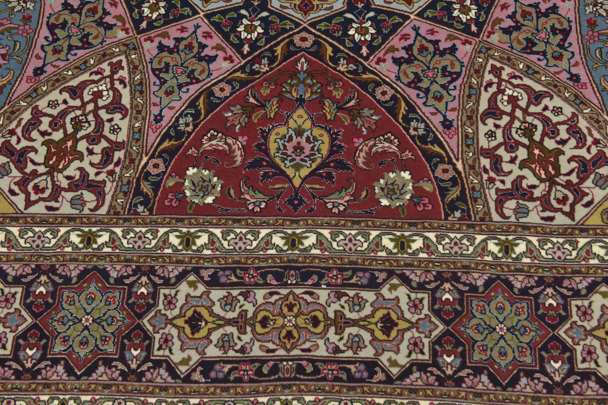 6' 8 x 8' 6 Hand Knotted Tabriz Persian Rug