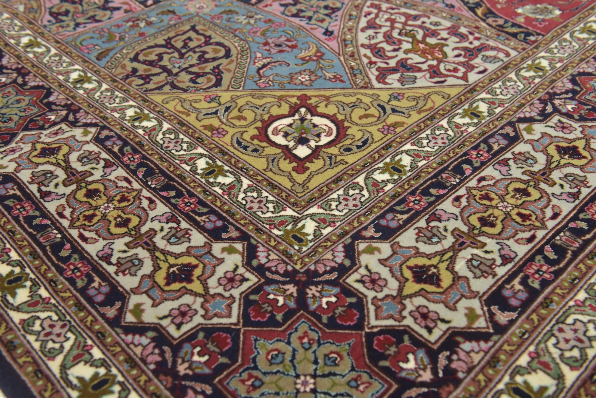 6' 8 x 8' 6 Hand Knotted Tabriz Persian Rug