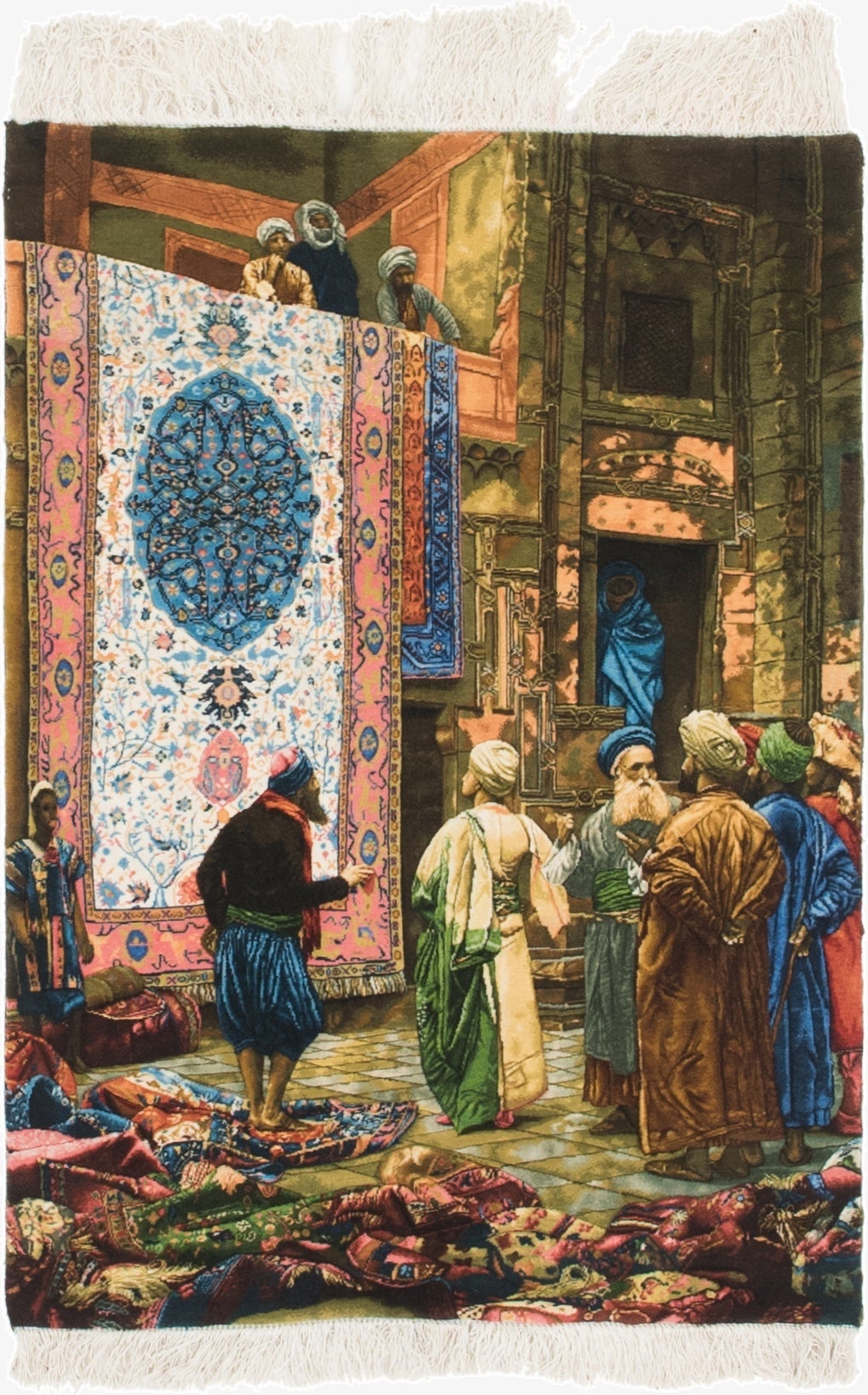  2' 10 x 4' 1  Hand Knotted Tabriz Persian Rug