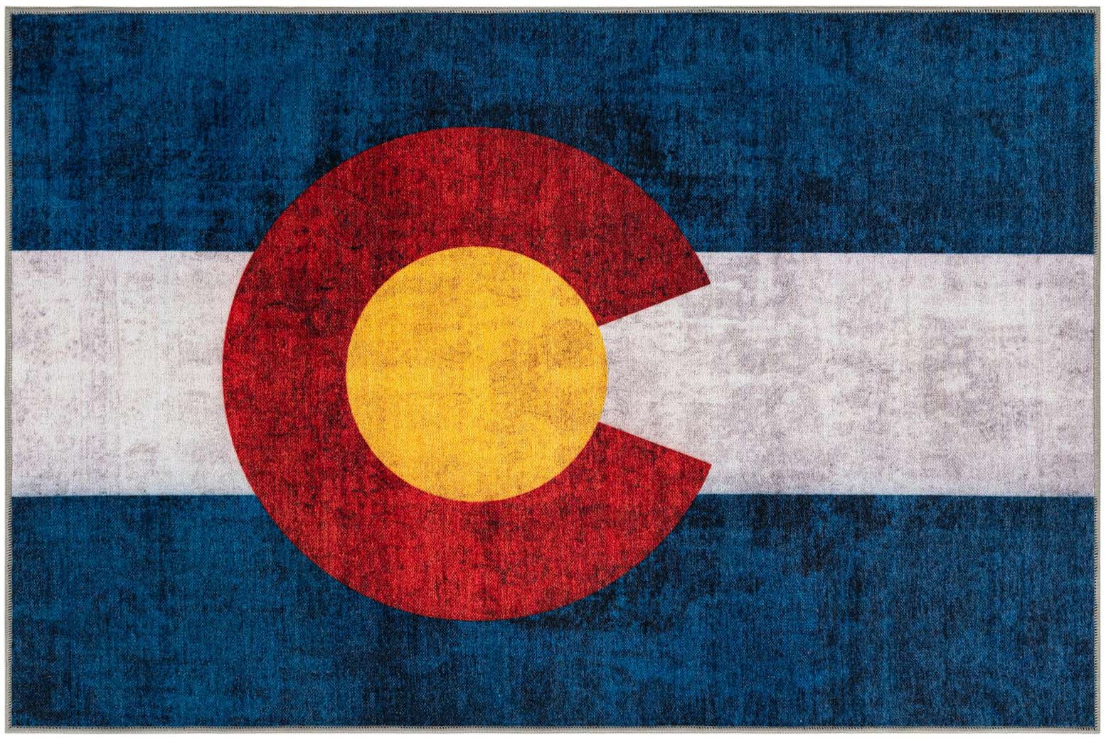 2' x 3' Colorado The Flag Collection Rug