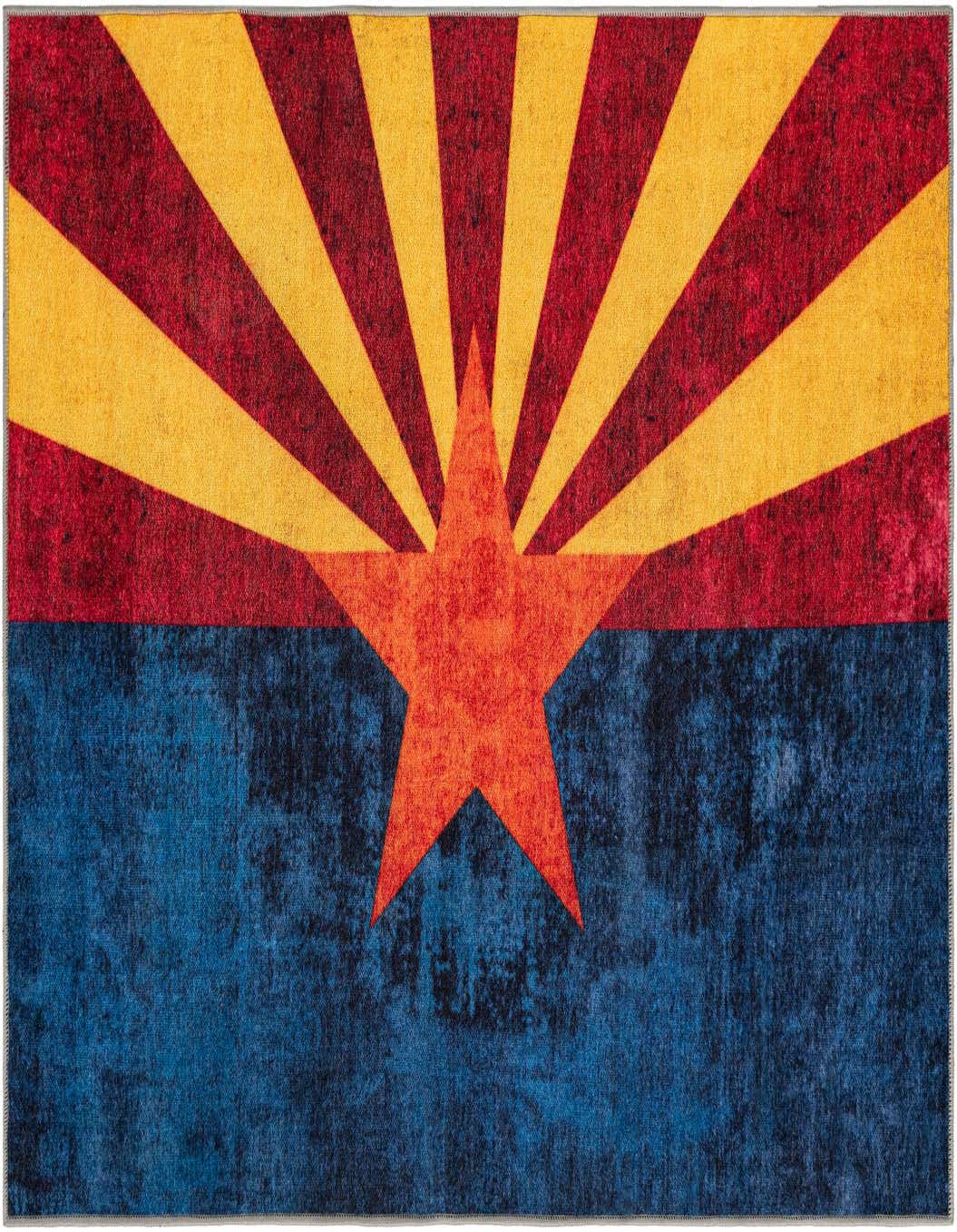 8' x 11' Arizona The Flag Collection Rug