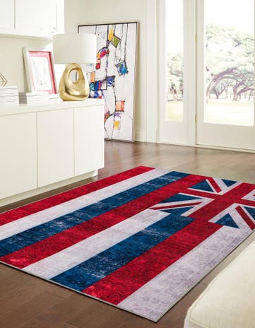 2' x 3' Hawaii The Flag Collection Rug