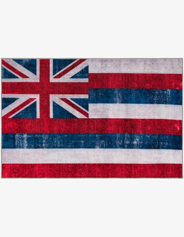 7' x 10' Hawaii The Flag Collection Rug