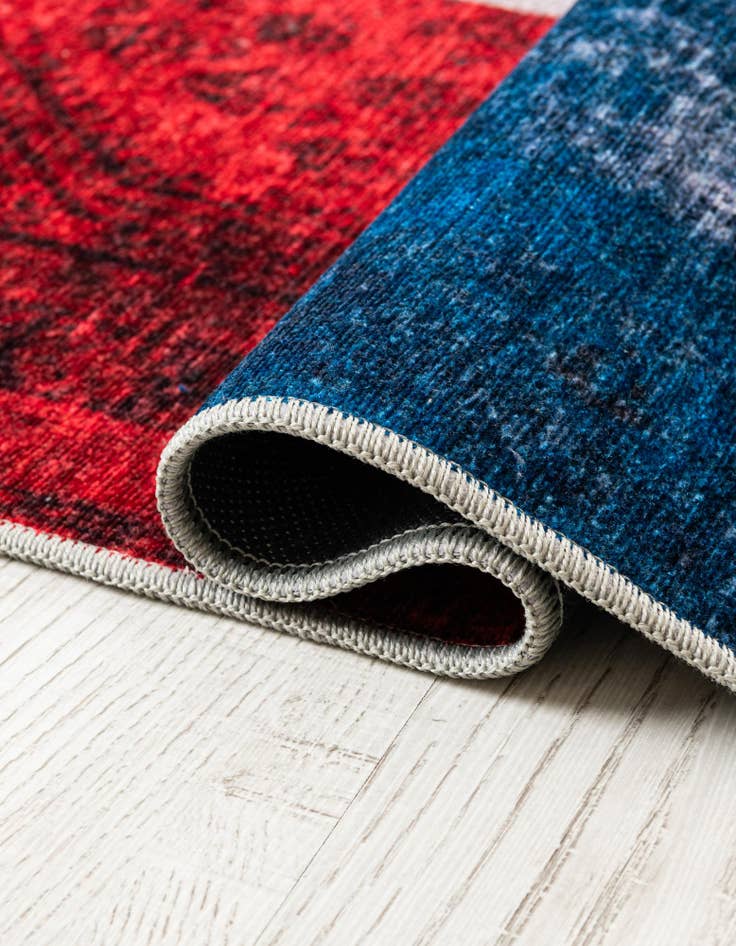 Detail image of 8' x 11' Georgia The Flag Collection Rug
