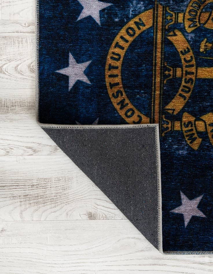 Detail image of 8' x 11' Georgia The Flag Collection Rug