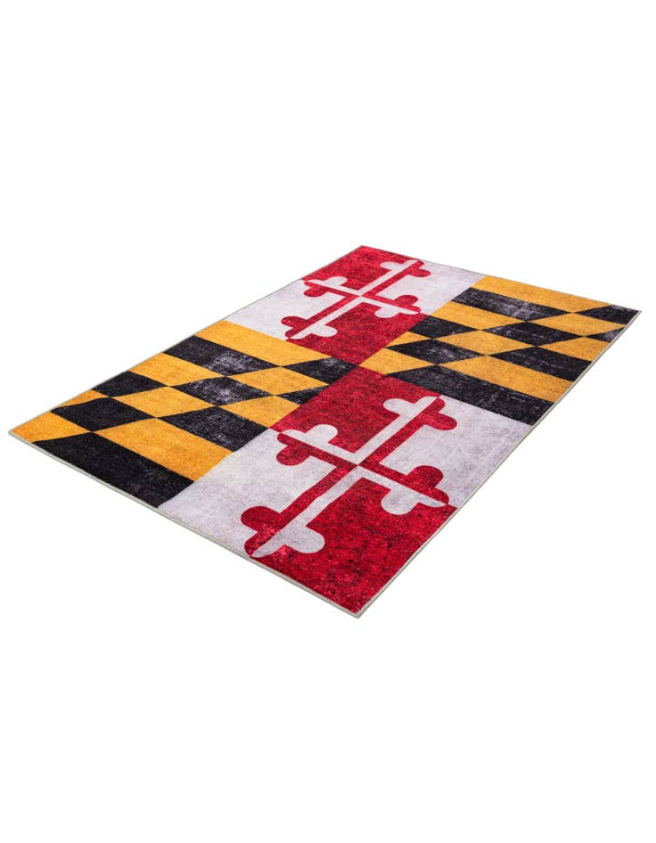 Detail image of 4' x 6' Maryland The Flag Collection Rug