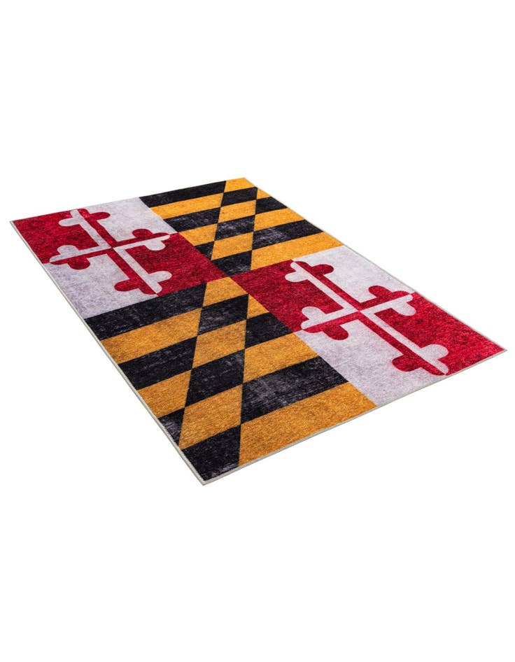 Detail image of 4' x 6' Maryland The Flag Collection Rug