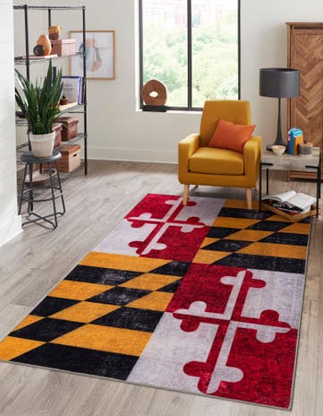 2' x 3' Maryland The Flag Collection Rug
