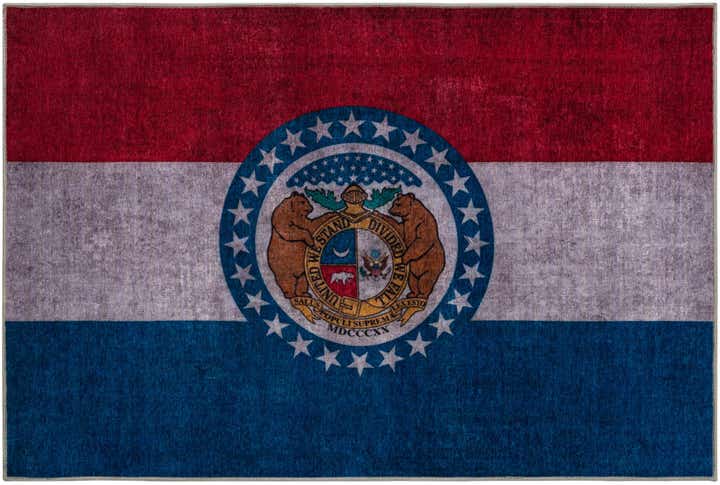 3' 3 x 5' 3 Missouri The Flag Collection Rug