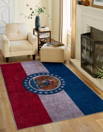 2' x 3' Missouri The Flag Collection Rug