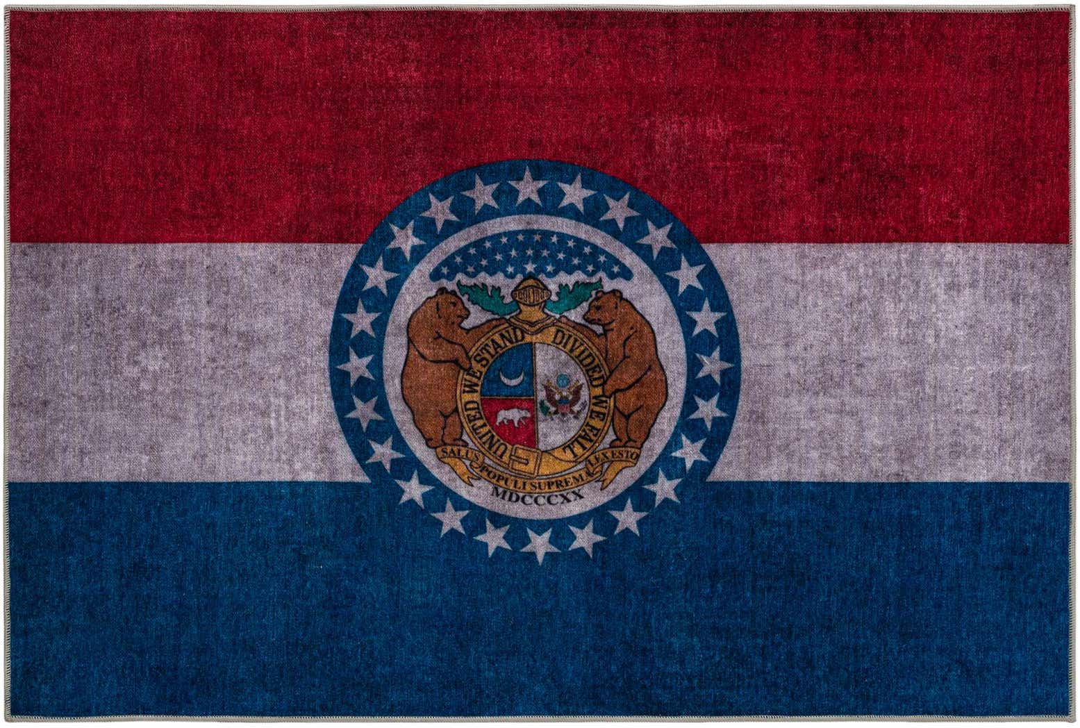 8' x 11' Missouri The Flag Collection Rug