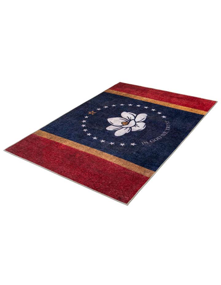 4' x 6' Mississippi The Flag Collection Rug