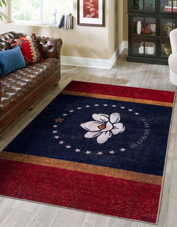 2' x 3' Mississippi The Flag Collection Rug
