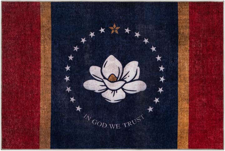 8' x 11' Mississippi The Flag Collection Rug