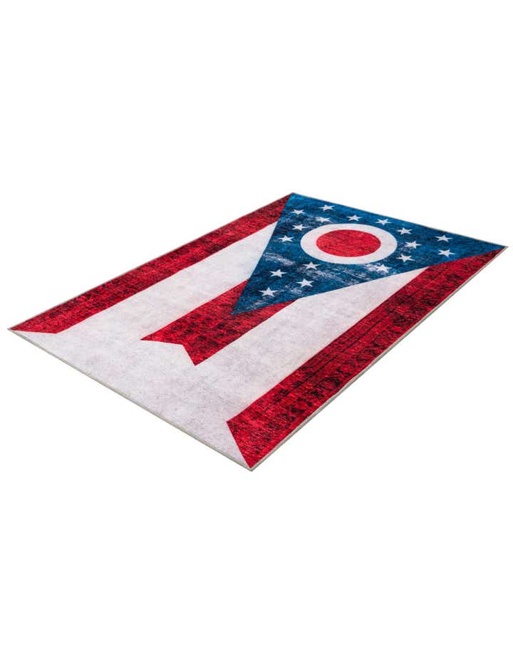 4' x 6' Ohio The Flag Collection Rug