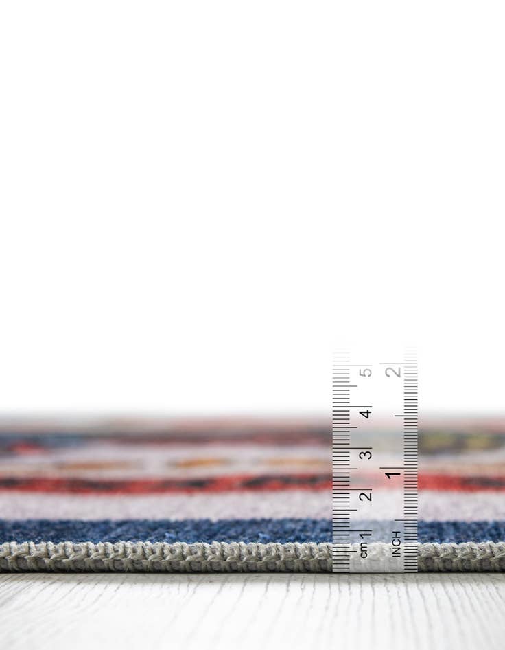 Detail image of 2' x 3' West Virginia The Flag Collection Rug