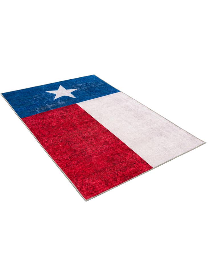 Detail image of 4' x 6' Texas The Flag Collection Rug