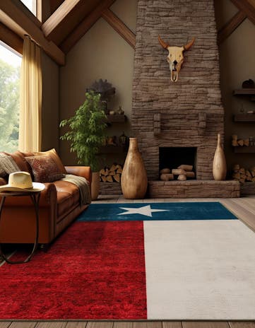 Texas The Flag Collection Rug