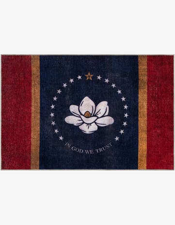 Mississippi The Flag Collection Rug