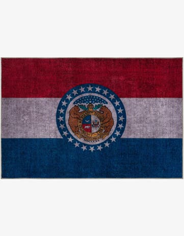 9' x 12' Missouri The Flag Collection Rug