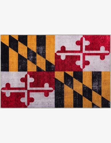 2' x 3' Maryland The Flag Collection Rug
