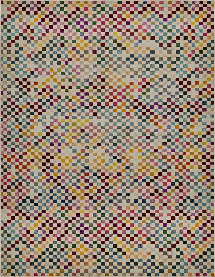 Detail image of 10' 6 x 16' 5 Washable Theia Rug