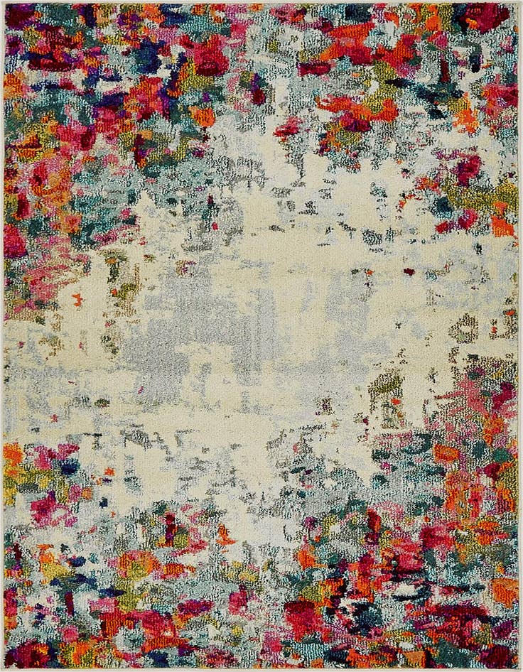 Detail image of 4' x 6' Washable Theia Rug