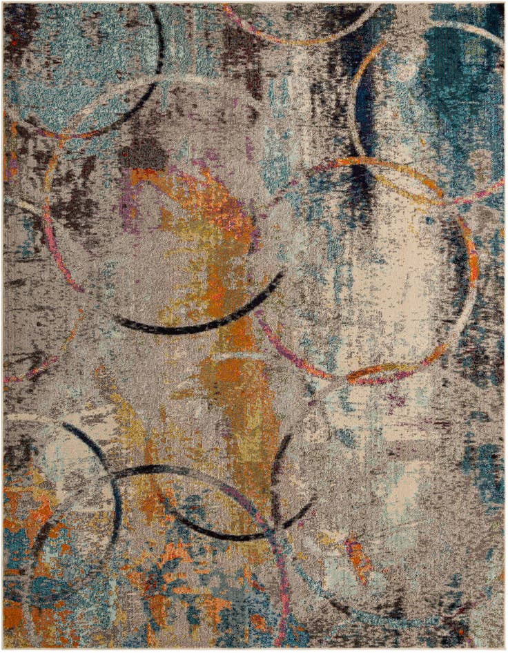 Detail image of 8' x 10' Washable Theia Rug