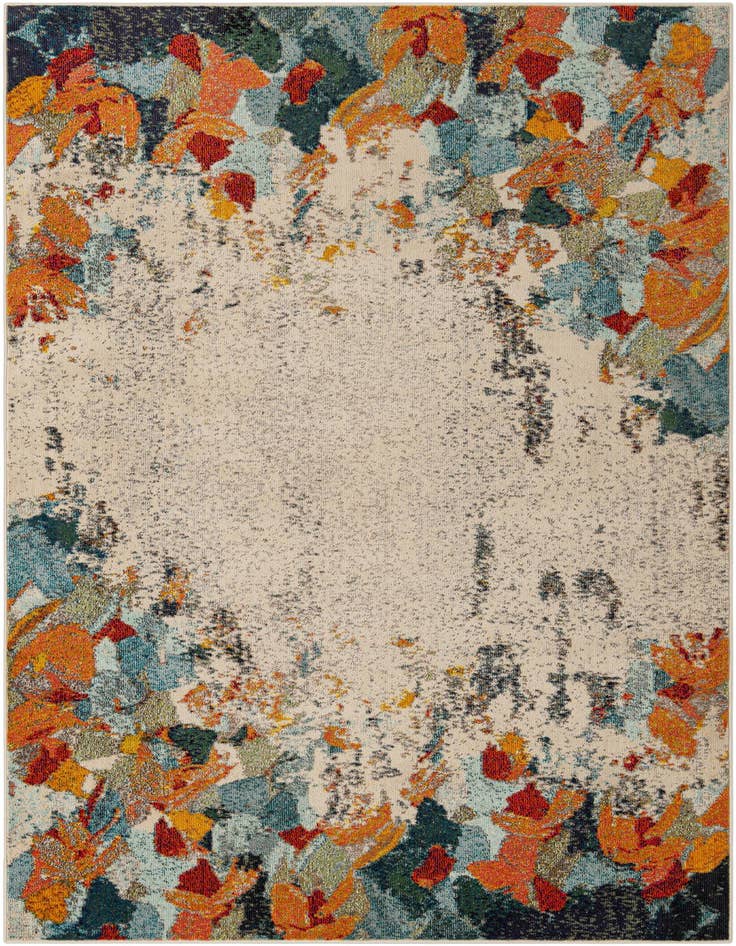 Detail image of 7' x 10' Washable Theia Rug