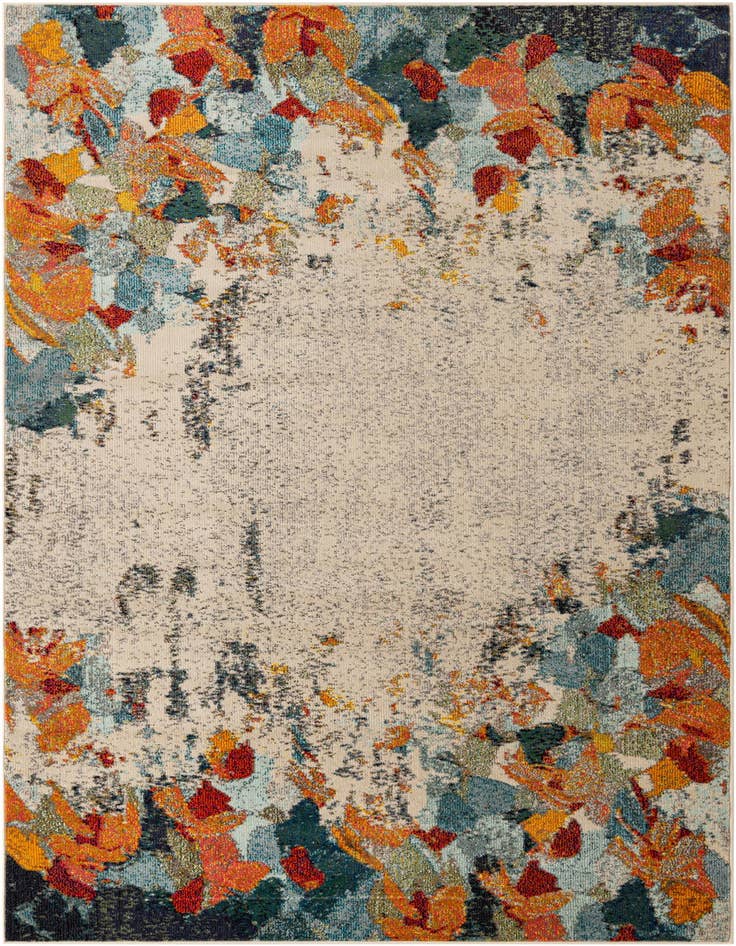 Detail image of 6' x 9' Washable Theia Rug
