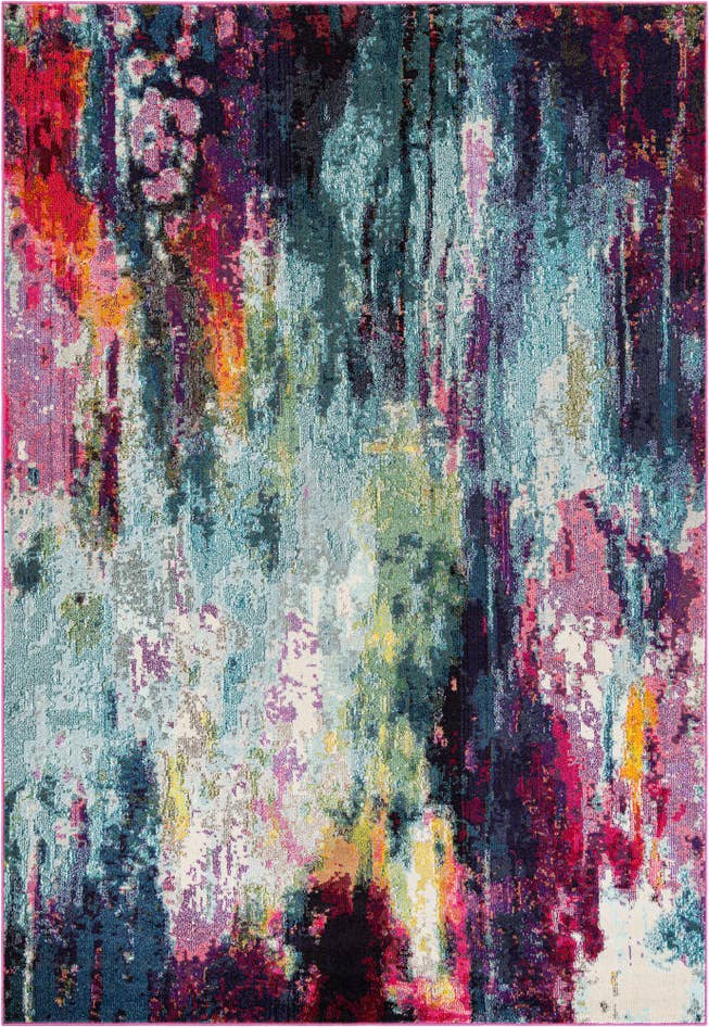 Detail image of 7' 1 x 10' Washable Theia Rug