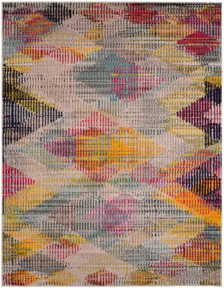 Detail image of 5' x 7' Washable Theia Rug