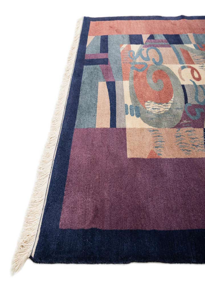 5' 6 x 8' Hand Knotted Tibet Wool Rug