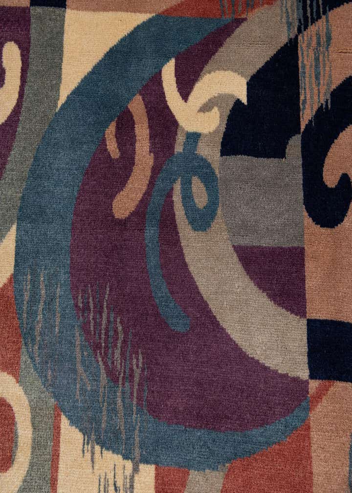 5' 6 x 8' Hand Knotted Tibet Wool Rug