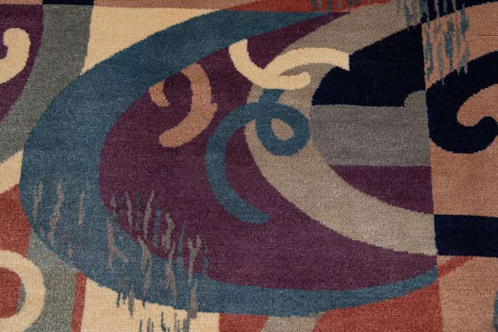 5' 6 x 8' Hand Knotted Tibet Wool Rug