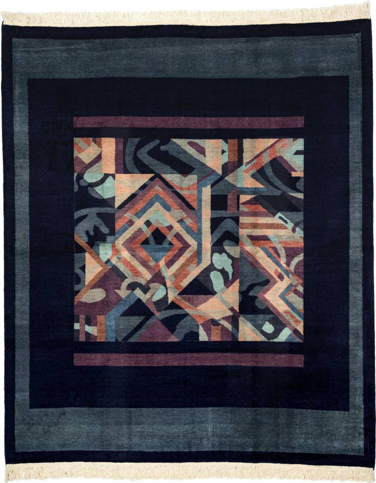Detail image of 6' 7 x 8' 2 Hand Knotted Tibet Wool Rug